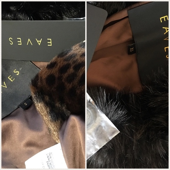 NWT EAVES X REVOLVE Emmie Faux Fur Coat Leopard - Picture 5 of 8